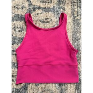 Lululemon Power Pivot Tank in Sonic Pink Size 6 Pristine Condition